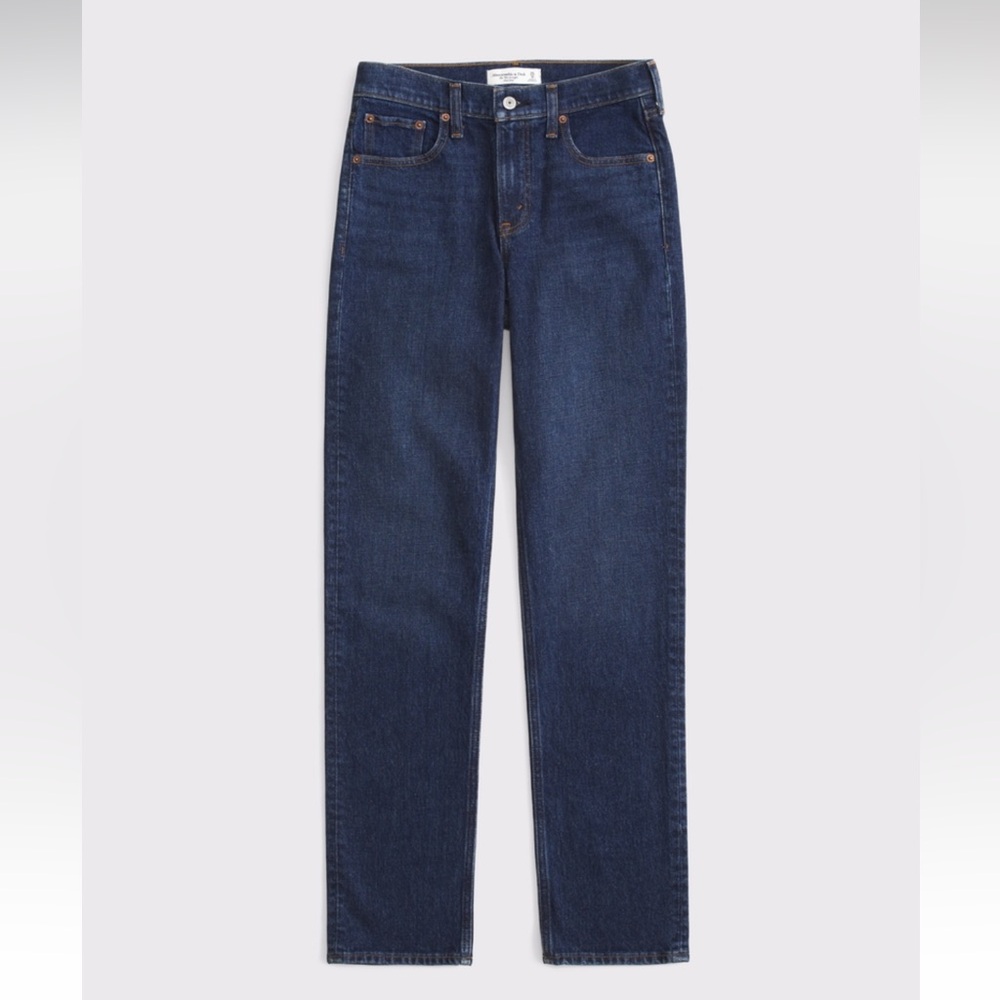 Abercrombie & Fitch 90s Straight Mid Rise